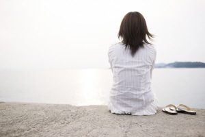 Young Woman Enjoying the View